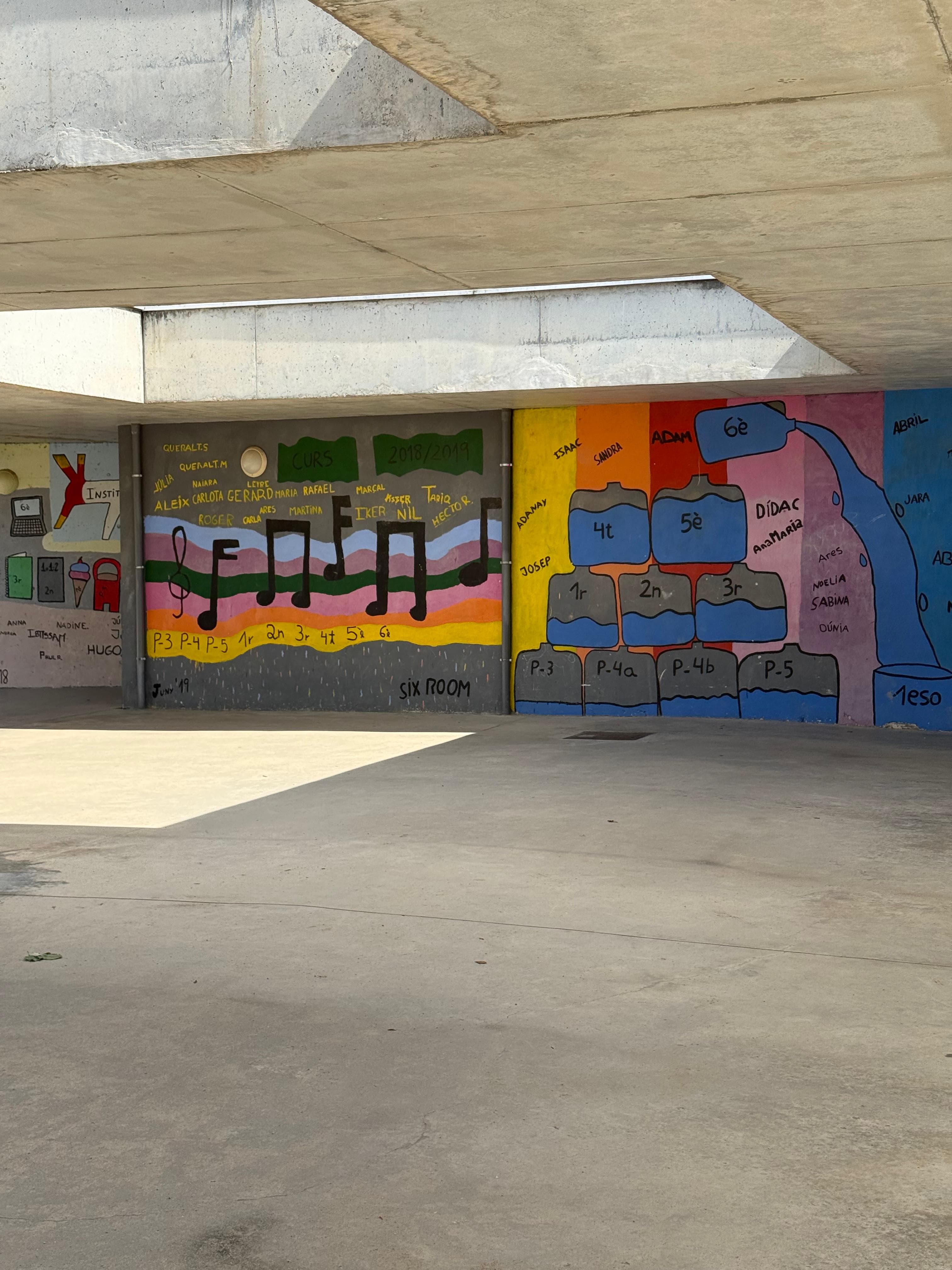 Murals del pati cobert
